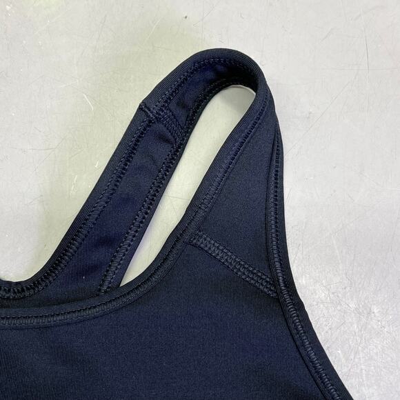 NIKE Swoosh Logo Dri-Fit Sports Bra Women's Sz S Black/White (Pre-Owned) - Picture 3 of 12